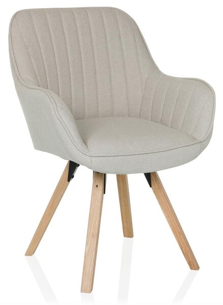MID.YOU Naslanjač Scandi Soft, Krem Barva