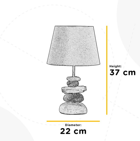 NAMIZNA SVETILKA 26/52 cm