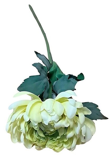 Umetna roža Krizantema (Višina: 66 cm, Rumena)