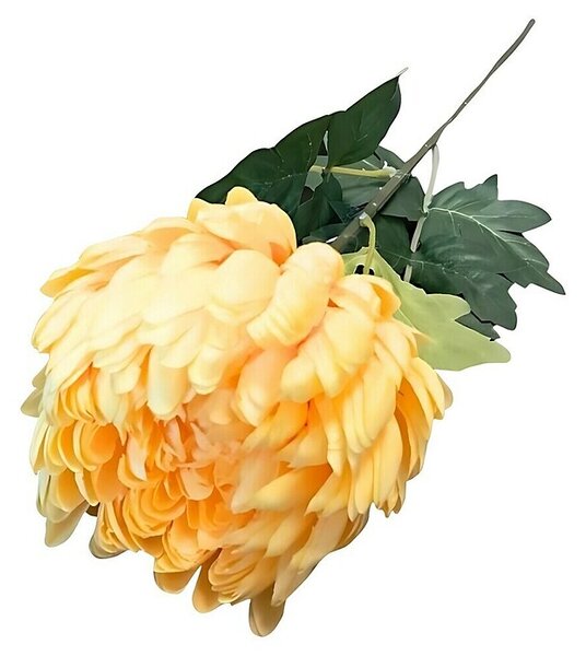 Umetna roža Krizantema (Višina: 66 cm, Rumena)