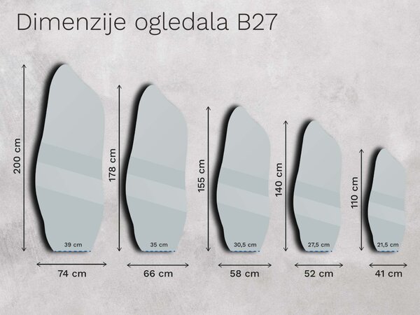 Bronasto ogledalo Base B27