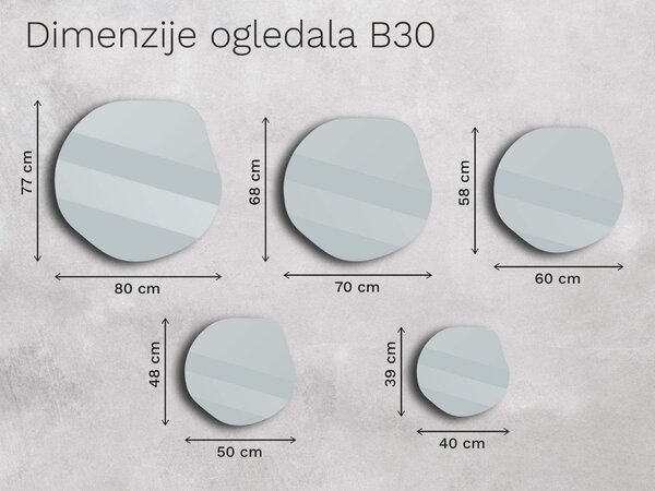 Bronasto ogledalo Base B30
