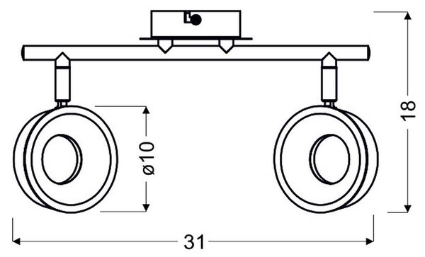 LED-REFLEKTOR Isla 400 lm 3000 K