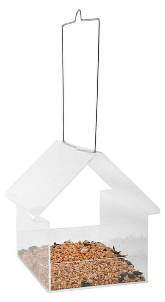 Esschert Design Krmilna hiška za ptice (15,1 x 14,5 x 15,3 cm, Plastika)