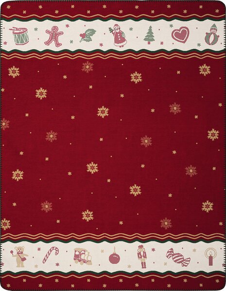 DEKORATIVNA ODEJA DELIGHT RUBY 150/200 cm večbarvno