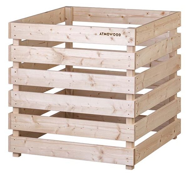 ATMOWOOD Lesen kompostnik 80 x 80 x 80 cm