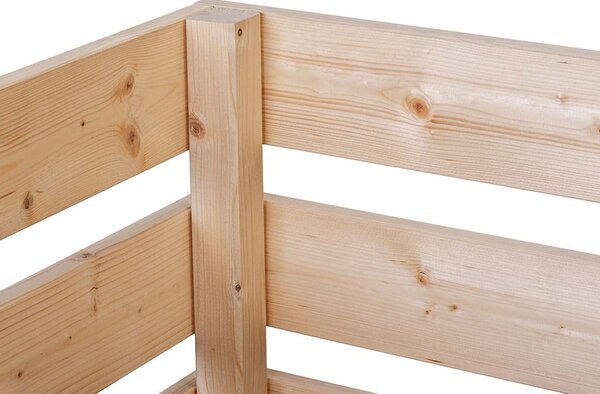 ATMOWOOD Lesen kompostnik 60 x 60 x 70 cm - odprt na vrhu