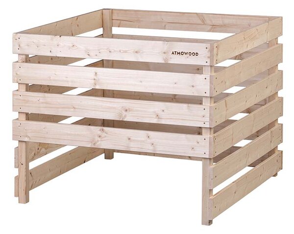 ATMOWOOD Lesen kompostnik 100 x 100 x 80 cm - spodaj odprt