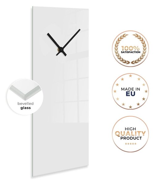 Stenska ura Styler Glassclock Concrete, 20 x 60 cm