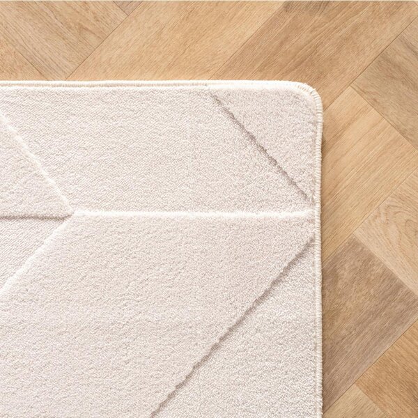 Novel Ravno Tkana Preproga Pompei, Krem Barva, 120x170cm