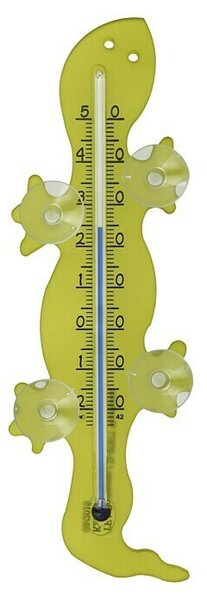 TFA Dostmann Okenski termometer Gecko (Analogno, Do x Š x V: 1,2 x 7,1 x 22 cm)