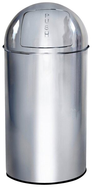 MID.YOU Koš Za Smeti Push, 50 L, Videz Kroma