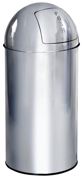 MID.YOU Koš Za Smeti Push, 35 L, Videz Kroma