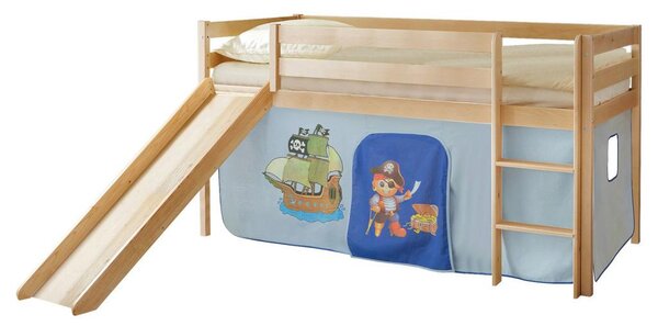 Livetastic Igralna Postelja Manuel, 90x200, Modra, Tobogan