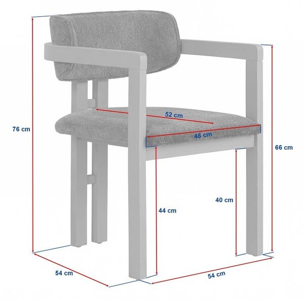 Temno zelen jedilni stol z nasloni za roke Toscana – Kalune Design