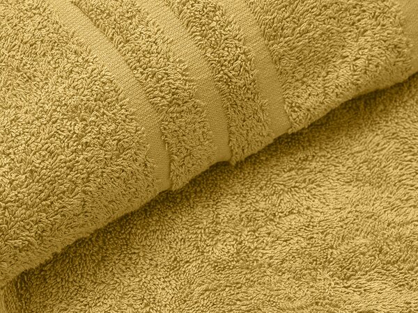 Brisača CLASSIC COLOR 50 x 100 cm gorčična, 100% bombaž