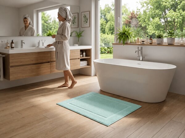 Hotelska preproga COMFORT COLOR 50 x 75 cm, mentolova