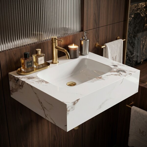 Stenski umivalnik Rea Aresa Cold Jade 60