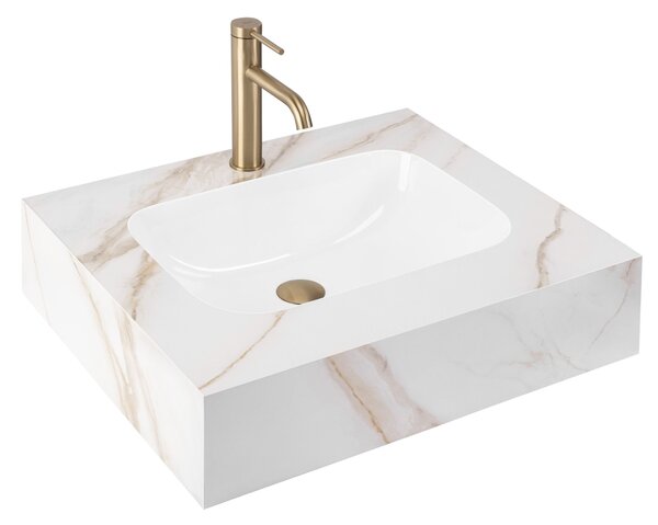 Stenski umivalnik Rea Aresa Grey Gold 60