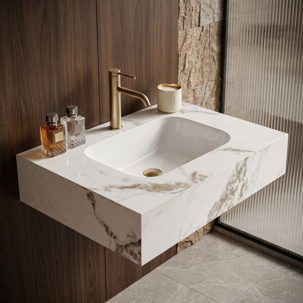 Stenski umivalnik Rea Aresa Cold Jade 70