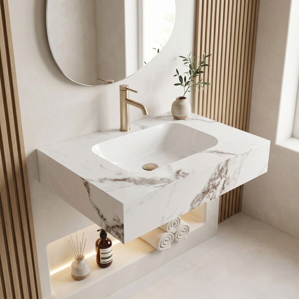 Stenski umivalnik Rea Aresa Cold Jade 70