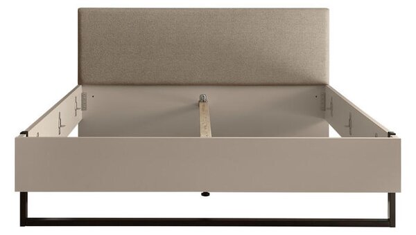 POSTELJA 180 cm x 200 cm , tekstil, leseni material kašmir