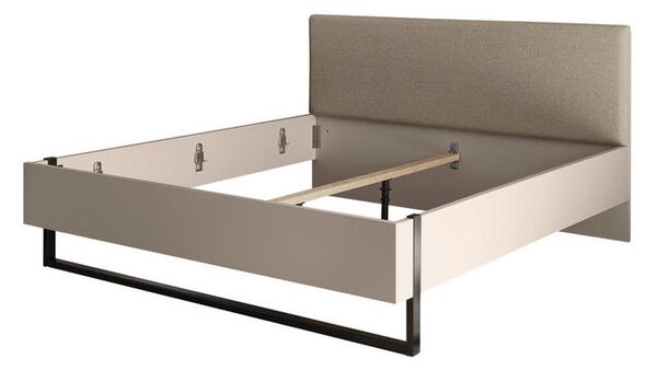 POSTELJA 180 cm x 200 cm , tekstil, leseni material kašmir