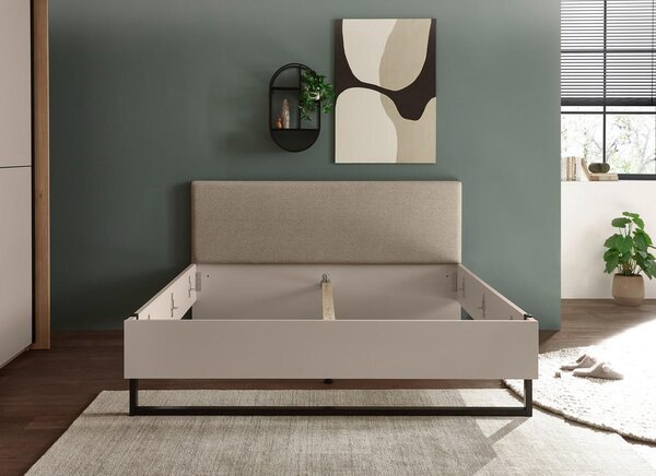 POSTELJA 180 cm x 200 cm , tekstil, leseni material kašmir