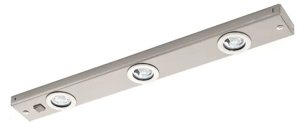 LED SVETILKA ZA KUHINJSKO OMARO 3X2,3W, 780lm, JEKLO/NIKEL MAT KOB 1 93707