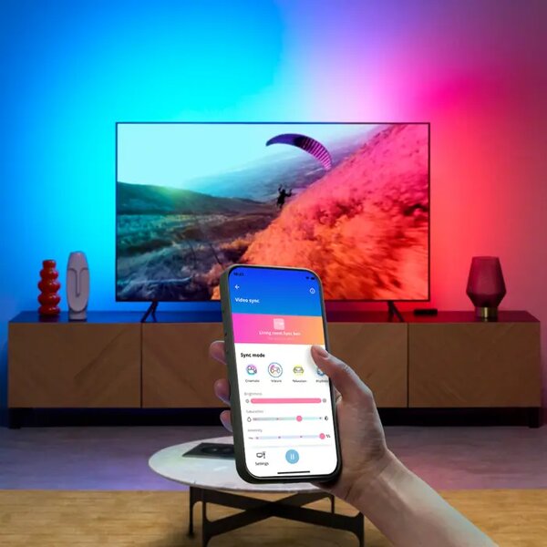 PHILIPS WIZ HDMI SYNC BOX ZA OSVETLITVO OZADJA TV + LED TRAK RGB+2700-6500K 8720169078604