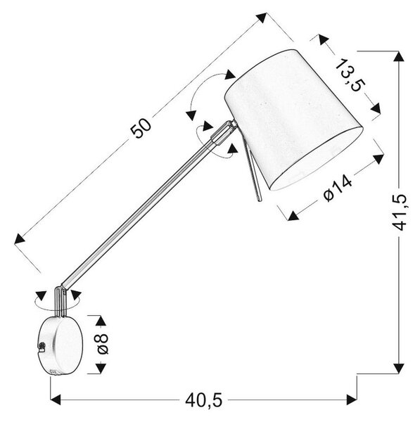 STENSKA SVETILKA 40 W 230 V E27