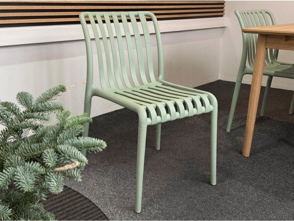 Zahradní set TREGO ISLAND - 2 židle a kulatý stůl ø 60 cm, antracitová