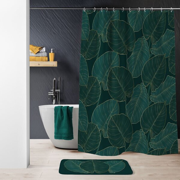 Zavesa za tuš 180x200 cm Jade – douceur d'intérieur
