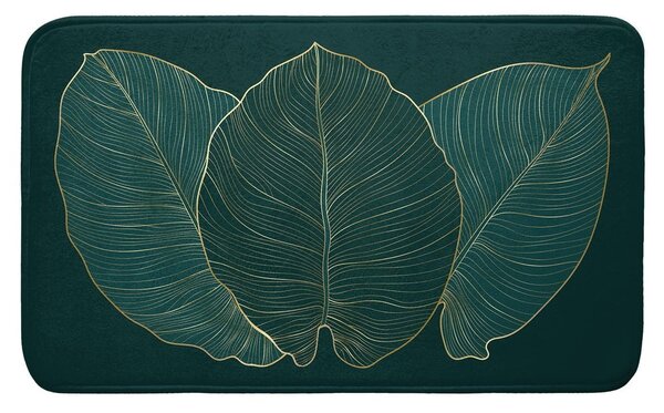 Temno zelena kopalniška preproga 45x75 cm Jade – douceur d'intérieur