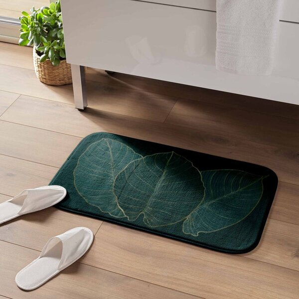 Temno zelena kopalniška preproga 45x75 cm Jade – douceur d'intérieur
