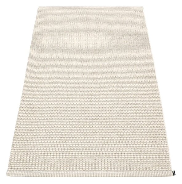 Kremno bela notranja in zunanja preproga 85x160 cm Mono Linen Vanilla – Pappelina
