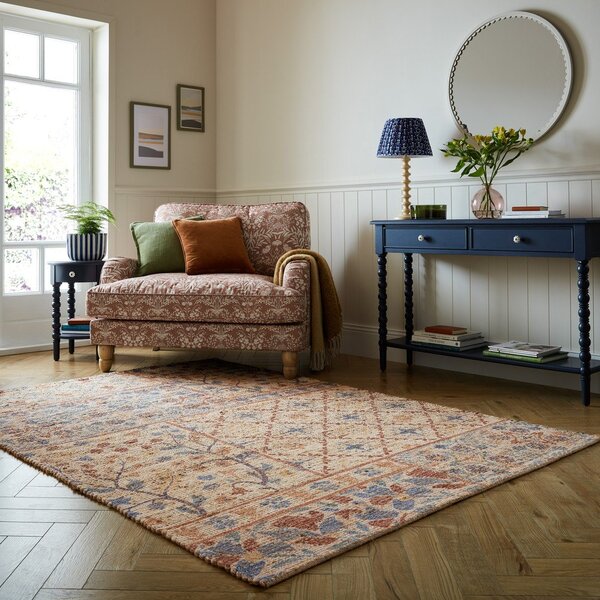 Ročno tkana preproga iz mešanice jute v naravni barvi 200x290 cm Taylor Patchwork – Flair Rugs