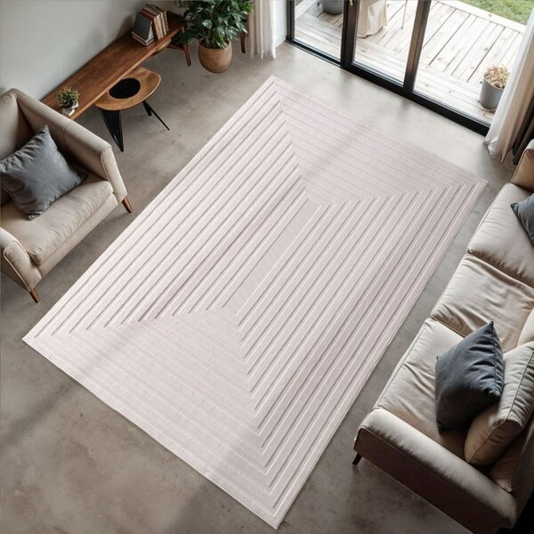 Kremno bela notranja in zunanja preproga 120x170 cm Doha 1653 Cream – Ayyildiz Carpets