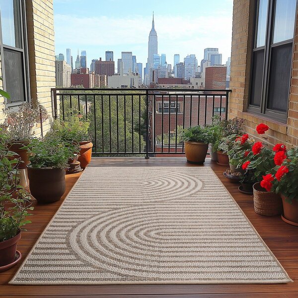 Bež notranja in zunanja preproga 120x170 cm Desert 1301 – Ayyildiz Carpets