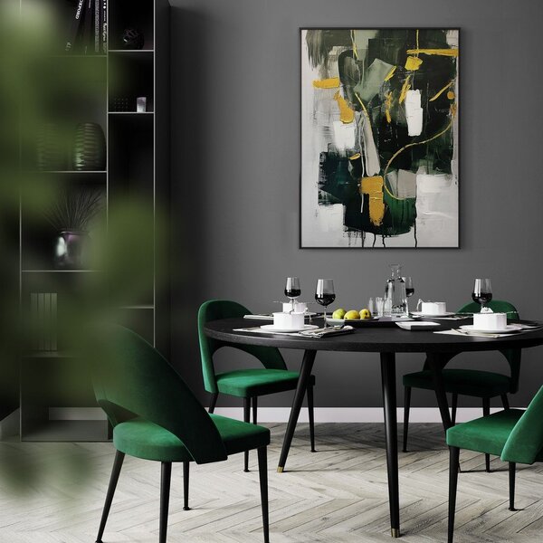 Slika z ročno naslikanimi elementi 70x100 cm For – Styler