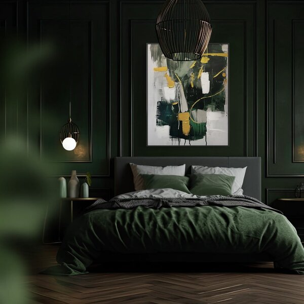 Slika z ročno naslikanimi elementi 70x100 cm For – Styler
