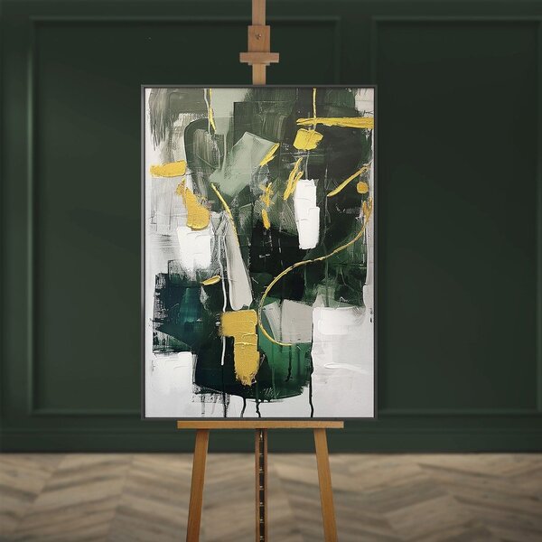 Slika z ročno naslikanimi elementi 70x100 cm For – Styler