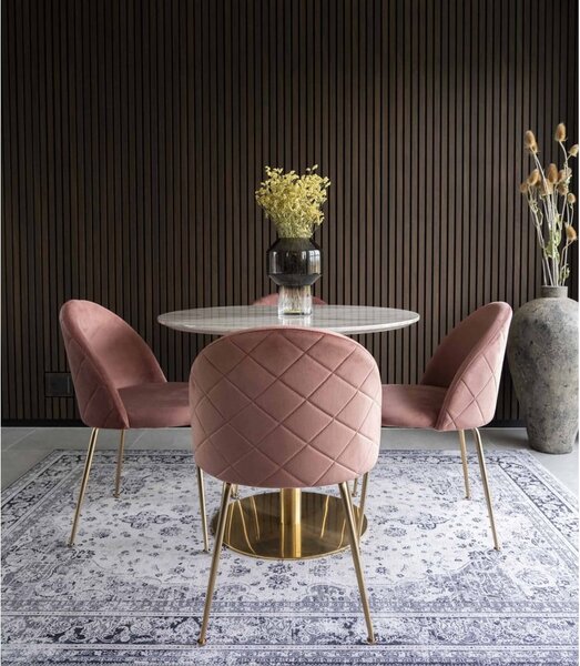 Komplet 2 roza jedilnih stolov House Nordic Geneve