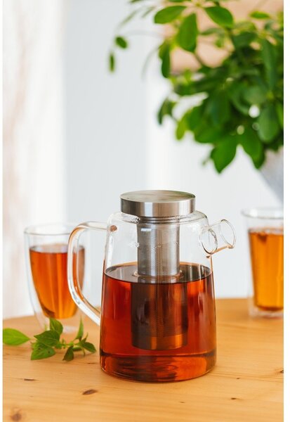 Stekleni čajnik Vialli Design, 1,5 l