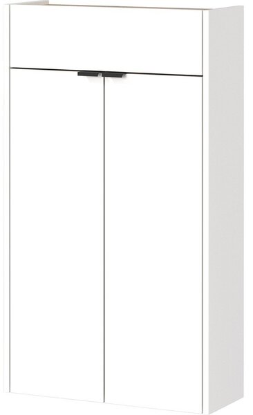 Bela omarica v hrastovem dekorju 56x97x22 cm Ameca – Germania