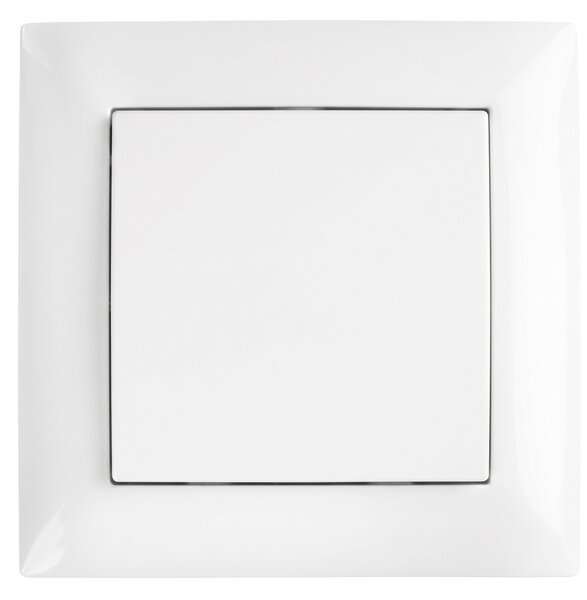 Enojno Stikalo z Okvirjem OSTE JNH006-W WHITE
