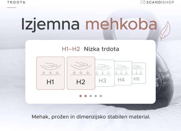 DVOSLOJNA zaščitna prevleka za vzmetnico - TOPPER 80 x 200 cm
