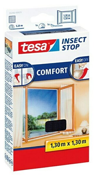 Tesa Rola iz steklenih vlaken (Do x Š: 130 x 130 cm, Črne barve)