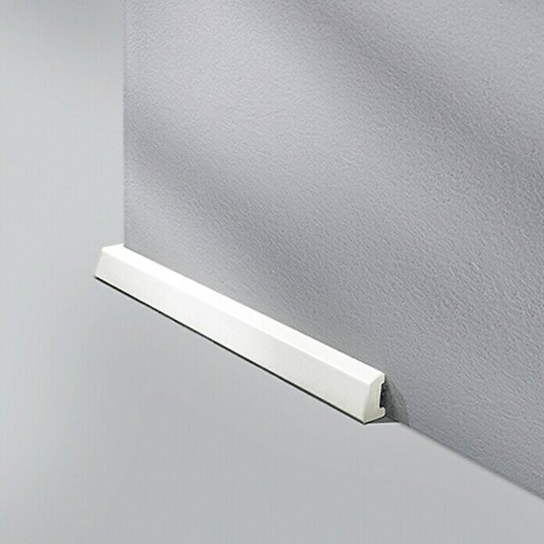 LOGOCLIC Četrtinska palica (250 cm x 10 mm x 16 mm, Bele barve)