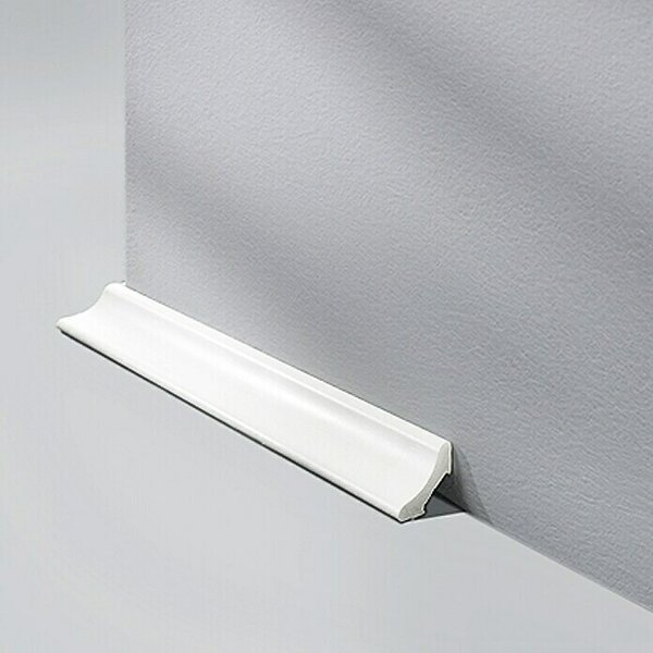 LOGOCLIC Vdolbljena letvica bela (250 cm x 20 mm x 20 mm)